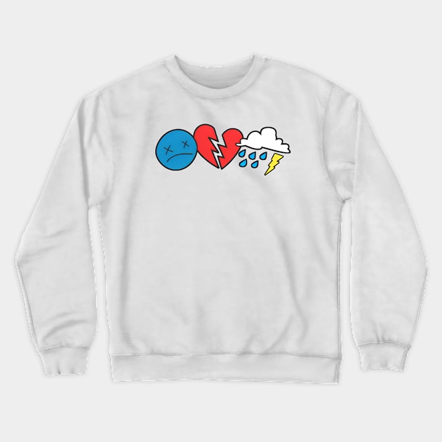 simple Crewneck Sweatshirt by FRONTAL BRAND